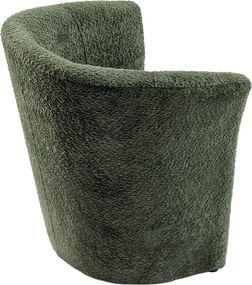 Klub fotel, zöld Coral anyag, CUBA