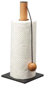 Fekete papírtörlő tartó ø 13 cm Bull – LIND DNA