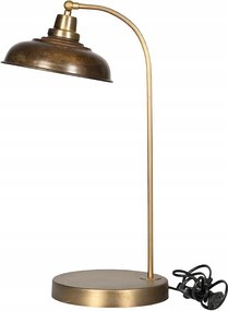 Asztali Lámpa Éjjeli Álló E27 Arany Loft Arany Nappali 52cm