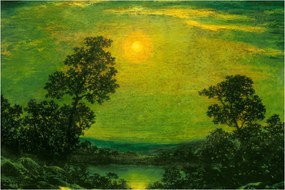 Kép - Imitator of Ralph Albert Blakelock, Moonlight, reprodukciók (90x60 cm)