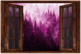 Poszterek 60x40 Tájkép Rózsa Hegyek Köd