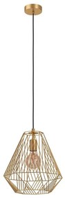 Eglo 43695 - Csillár zsinóron STYPE 1xE27/40W/230V arany