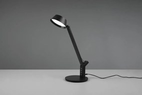 Matt fekete LED dimmelhető asztali lámpa (magasság 40 cm) Ava – Trio
