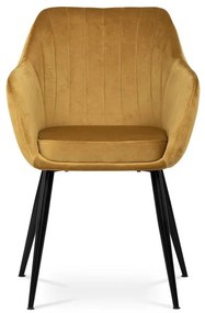 Sárga Bársony Étkezőszék. PIKA YEL4
