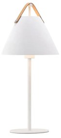 NORDLUX Strap asztali lámpa, fehér, E27, max. 40W, 25cm átmérő, 46205001