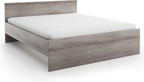 Ágy ELISA 180 x 200 cm, szarvasgomba tölgy Ágyrács: Lamellás ágyrács, Matrac: Sommera 18 cm matrac