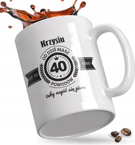 Bögre 40. születésnapra vicces alkalmi ajándék