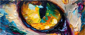 Kép - Macskaszem festmény (120x50 cm)