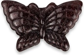 Pillangó figura természetes kőből faragott ajándék epres