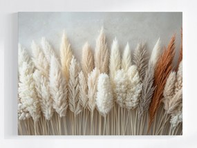 Canvas Vászonkép Dekoráció Szárított Pampas Fű Boho Színes 80x60