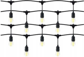 VilĂĄgĂtĂł girland 5m (5 lĂĄmpatest) 5 db 1W E27 3000K Led izzĂł