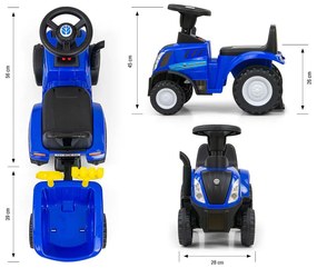Bébitaxi NEW HOLLAND T7 TRAKTOR Milly Mally kék