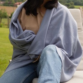 Kék fleece takaró 130x160 cm Riso – Tiseco Home Studio