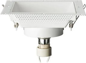 RENDL IPSO SQ frameless bílá 230V LED GU10 8W