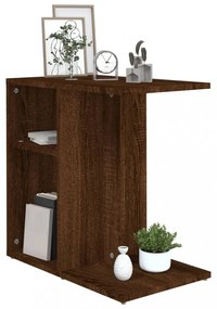 barna tölgy színű szerelt fa kisszekrény 50 x 30 x 50 cm