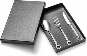 Evőeszköz Mechanika Szemes Kulcsok 3 db Kanál Villa Kés Ajándék