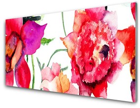 Akrilkép Art virágok 100x50 cm
