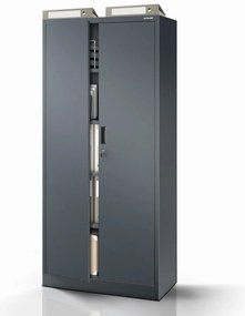 Fém szekrény JAN Compact 1750 x 800 x 400 mm, antracit