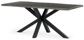 Étkezőasztal 180×90 cm, MDF, Szürke Tölgy. HT-F4618 GREY