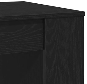 Dohányzóasztal Fekete tölgy 102x55x42 cm Mérnöki fa