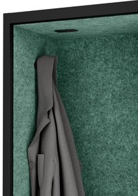 Sally 1150mm korpus Antracytowy - siedzisko Zielony