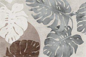 Kép - Design levelekkel (90x60 cm)