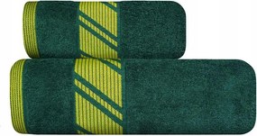 Törölköző 50x90 smaragdzöld 500g/m2 frottír