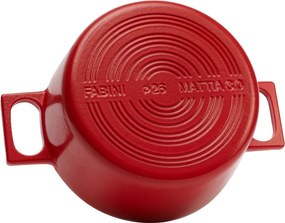 Indukciós tűzhelyhez alkalmas öntöttvas lábas fedővel 5,5 l Mattia 3.0 – FABINI