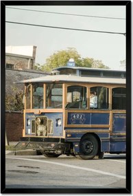 Poszterek keretben 40x60 Antik Trolleybus