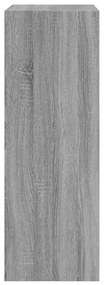 szürke sonoma színű szerelt fa cipőszekrény 60 x 34 x 96,5 cm