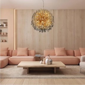 Kristály csillár zsinóron 24xG9/40W/230V arany