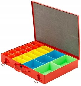 Szervezõdoboz, 445 x 340 x 70 mm, piros