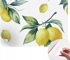 Öntapadós fotótapéta a konyhába Mosható Citrom motívum 152x104 cm