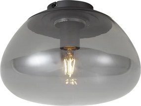 Design mennyezeti lámpa antracit füstüveggel - Giselle