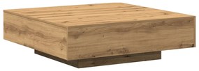 Kávézóasztal Kézműves Tölgy 100x100x31 cm Műgyanta