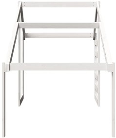 fehér tömör fenyőfa gyerekágytető 188 x 82 x 113 cm