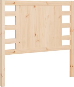 vidaXL tömör fenyőfa fejtámla 81 x 4 x 100 cm