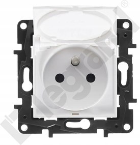 Tápcsatlakozó aljzat IP44 földeléssel, csavaros csatlakozókkal, átvezető nélkül