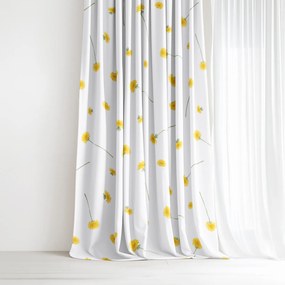 Goldea pamut drapéria - pitypangok 200x150 cm