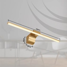 Globo 41925M - PEPE LED fürdőszobai tükörvilágítás 10W 230V IP44 arany