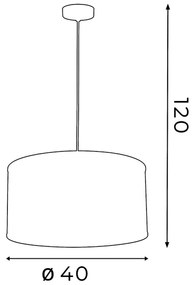 Csillár FELIX 1xE27/60W/230V fekete