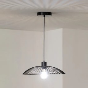 Brilagi - LED csillár huzalon CERIA WIRE 1xE27/40W/230V átm. 38 cm fekete