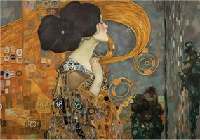 Flizelin fotótapéta Arany nő Art Deco elegancia 350x250 +ragasztó