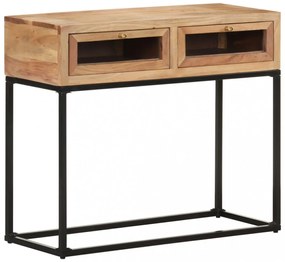 tömör akácfa tálalóasztal 90 x 35 x 76 cm