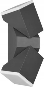 Homlokzati lámpa kültéri fali lámpa antracit Trio