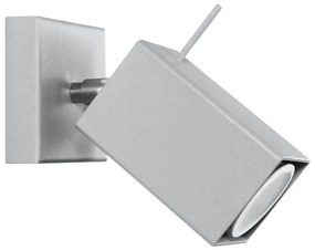 Sollux SL.0455 - MERIDA 1xGU10/40W/230V fali spotlámpa, szürke