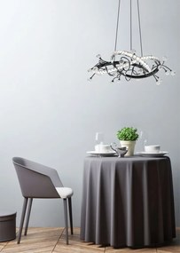 Zuma Line MAIA MD3481-1S-3BCT Függőlámpa 1x25W/LED 2700K-6000K 2900lm IP20