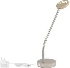 Globo 58504TSA - SILVIO érintésvezérlésű, dimmelhető asztali LED-lámpa LED/6,5W/230V bézs