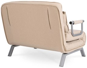 Kétszemélyes Ágyazható Kanapé Bézs Színben. BART 2