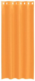 2 db narancssárga fátyolfüggönyök rojtokkal 140x225 cm